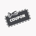 This is a vector illustration of Discount Coupon Icon